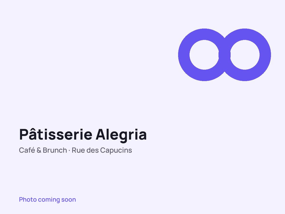 Pâtisserie Alegria