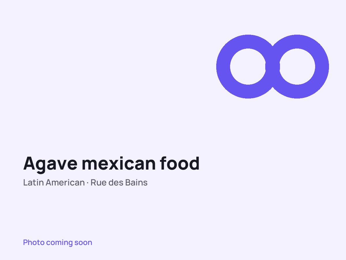 Agave mexican food